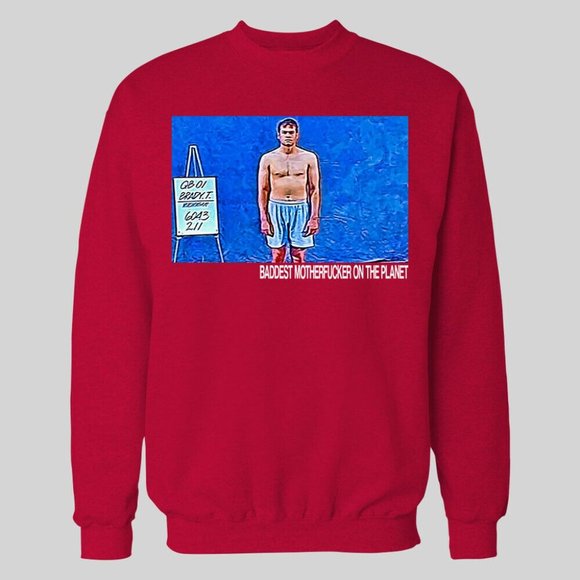 GOAT CHAMPION DRAFT PIC ROUND 6 BADDEST MFER SWEAT - Picture 2 of 2